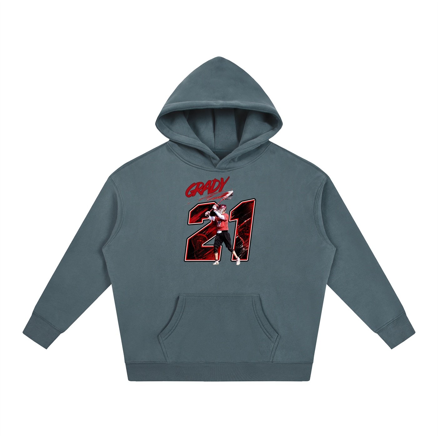 Grady Baker Oversize Fleeced Hoodie - Image 4