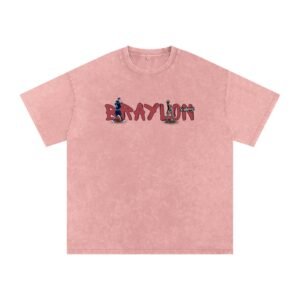 Braylon Snow Washed Oversized TEE - Image 5