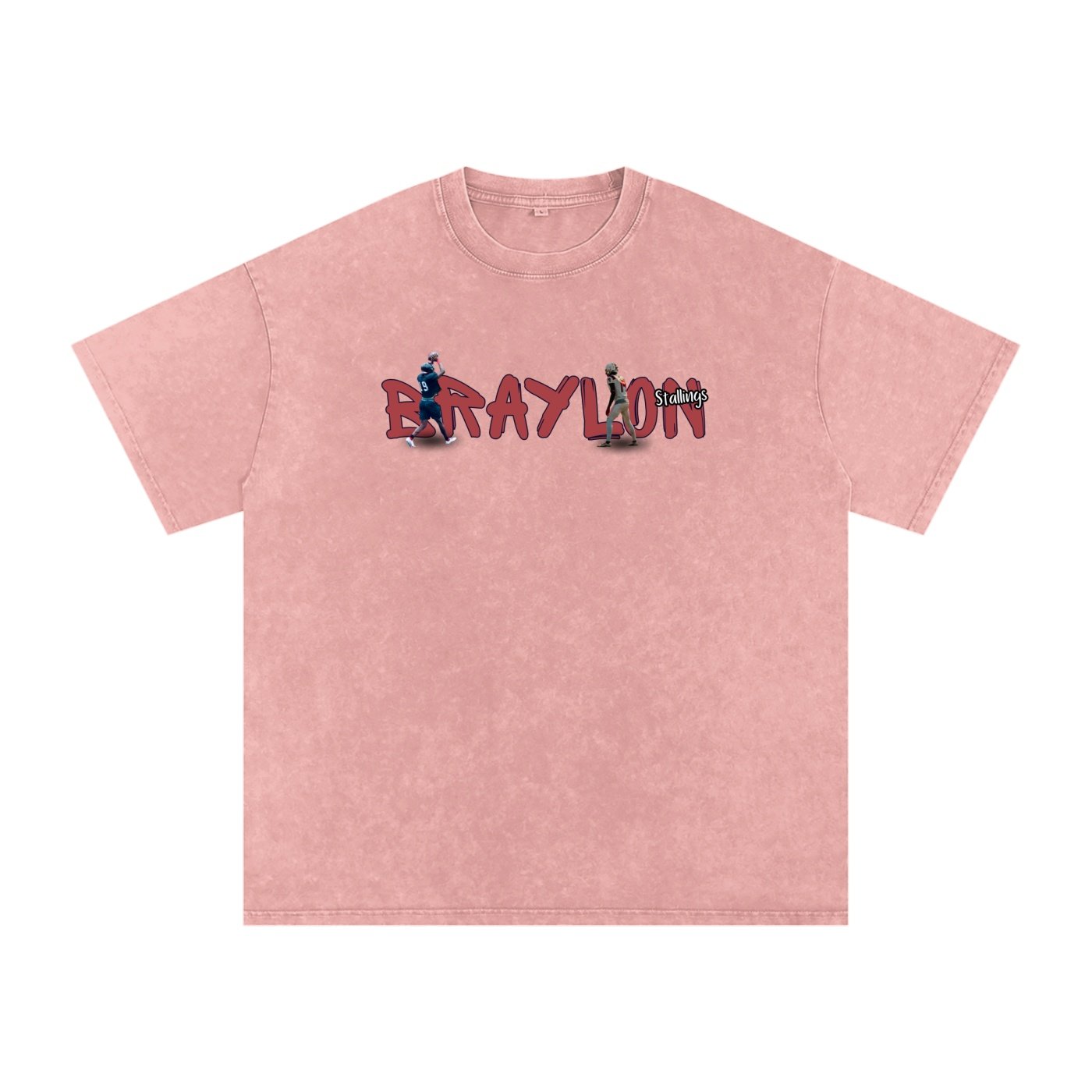 Braylon Snow Washed Oversized TEE - Image 5