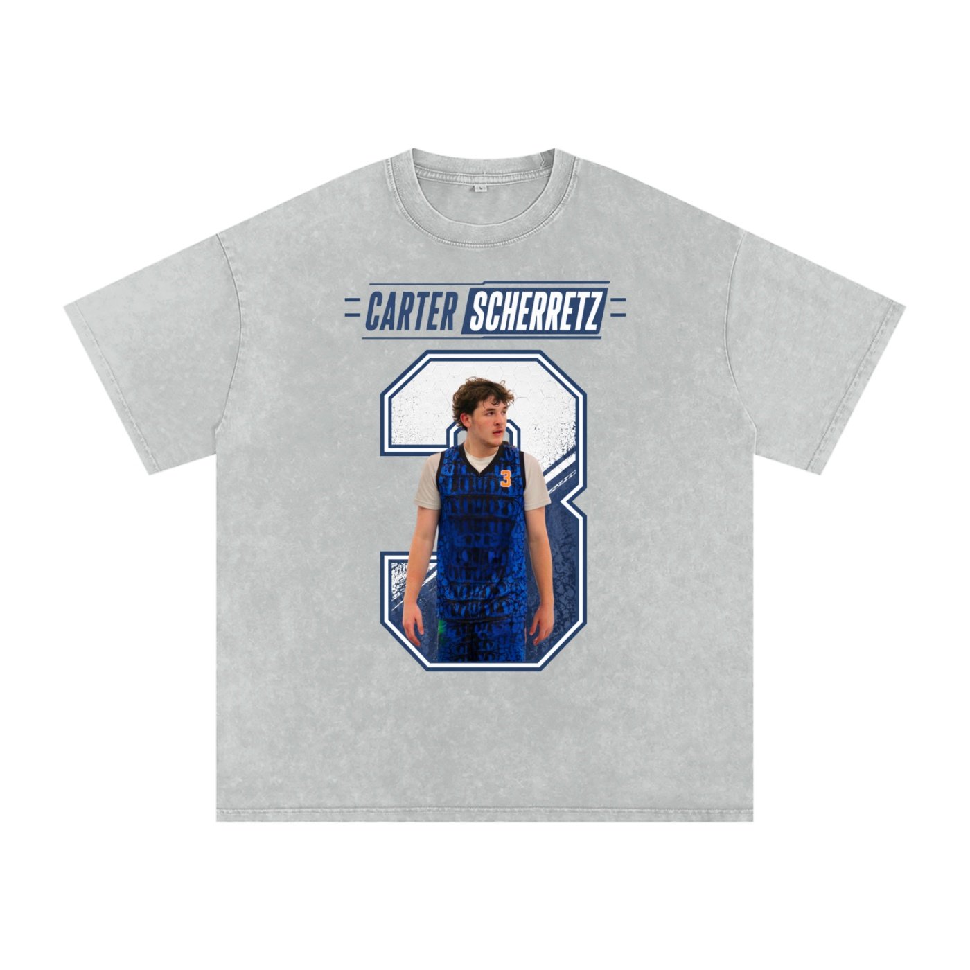 Carter Scherretz  Snow Washed Oversized TEE - Image 3