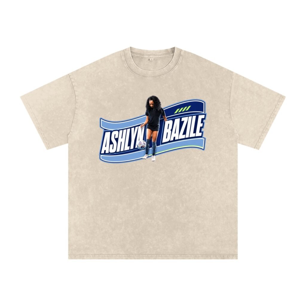 Ashlyn Bazile Snow Washed Oversized TEE