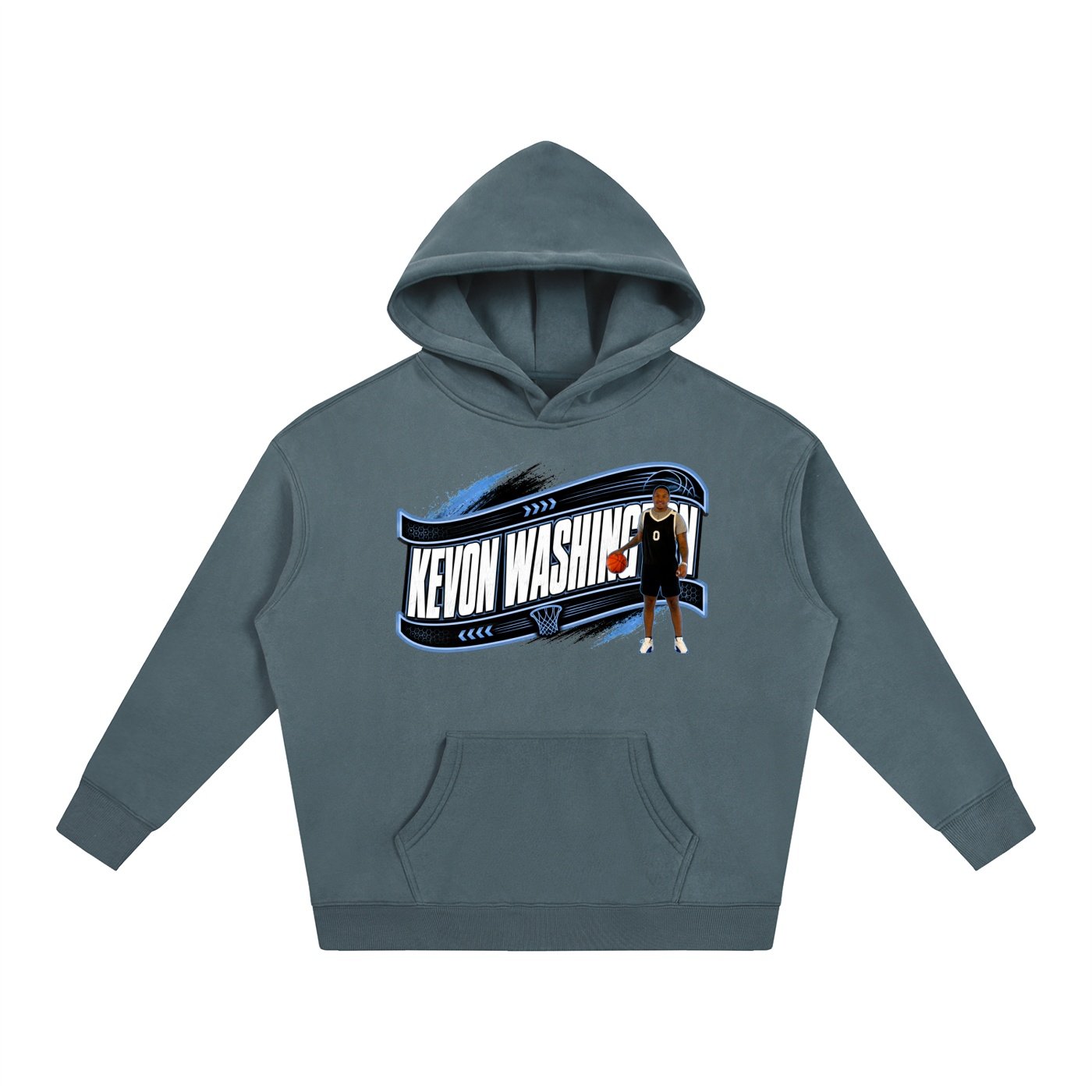 Kevon Washington Oversize Fleeced Hoodie - Image 4