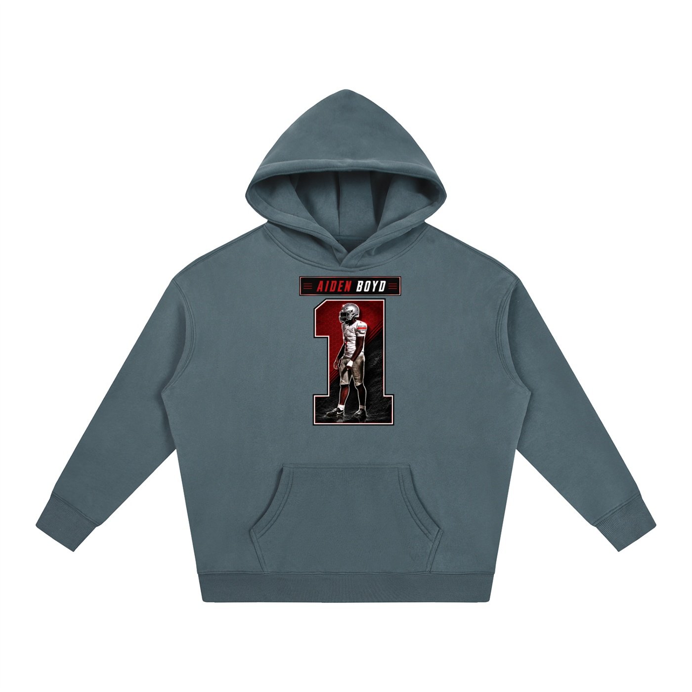 Aiden Boyd Oversize Fleeced Hoodie - Image 4