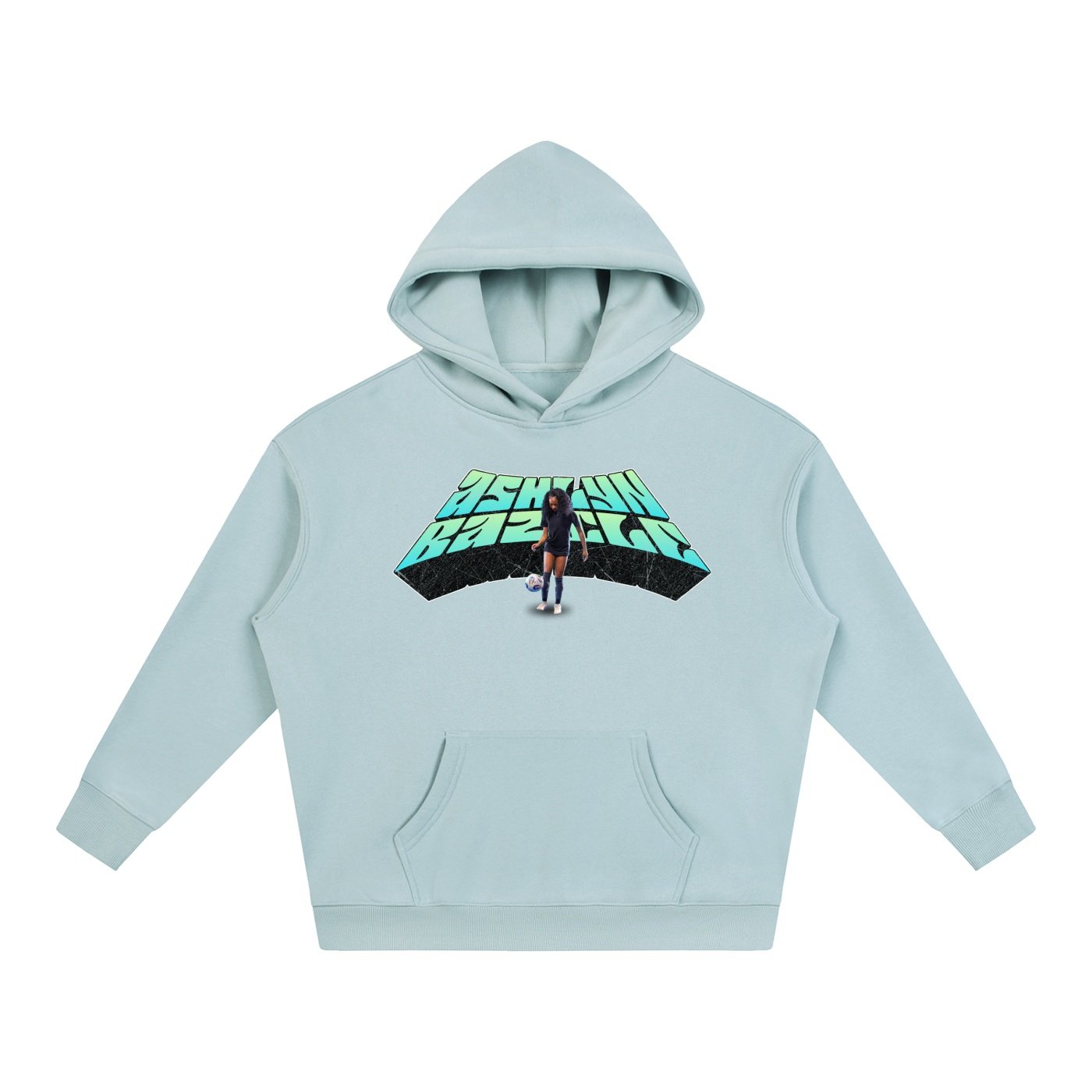 Ashlyn Bazile Oversize Fleeced Hoodie - Image 3
