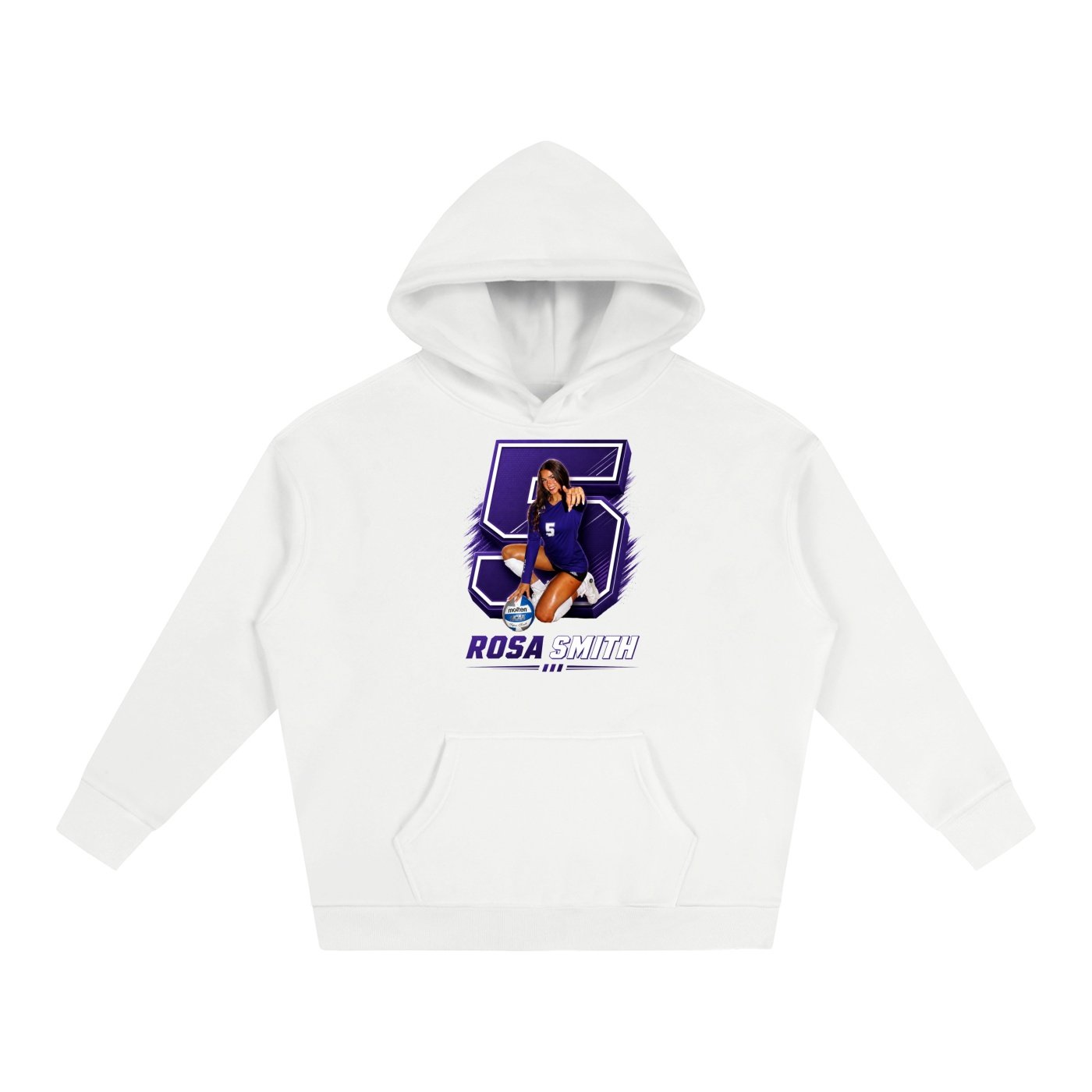 Rosa Smith Oversize Fleeced Hoodie - Image 2