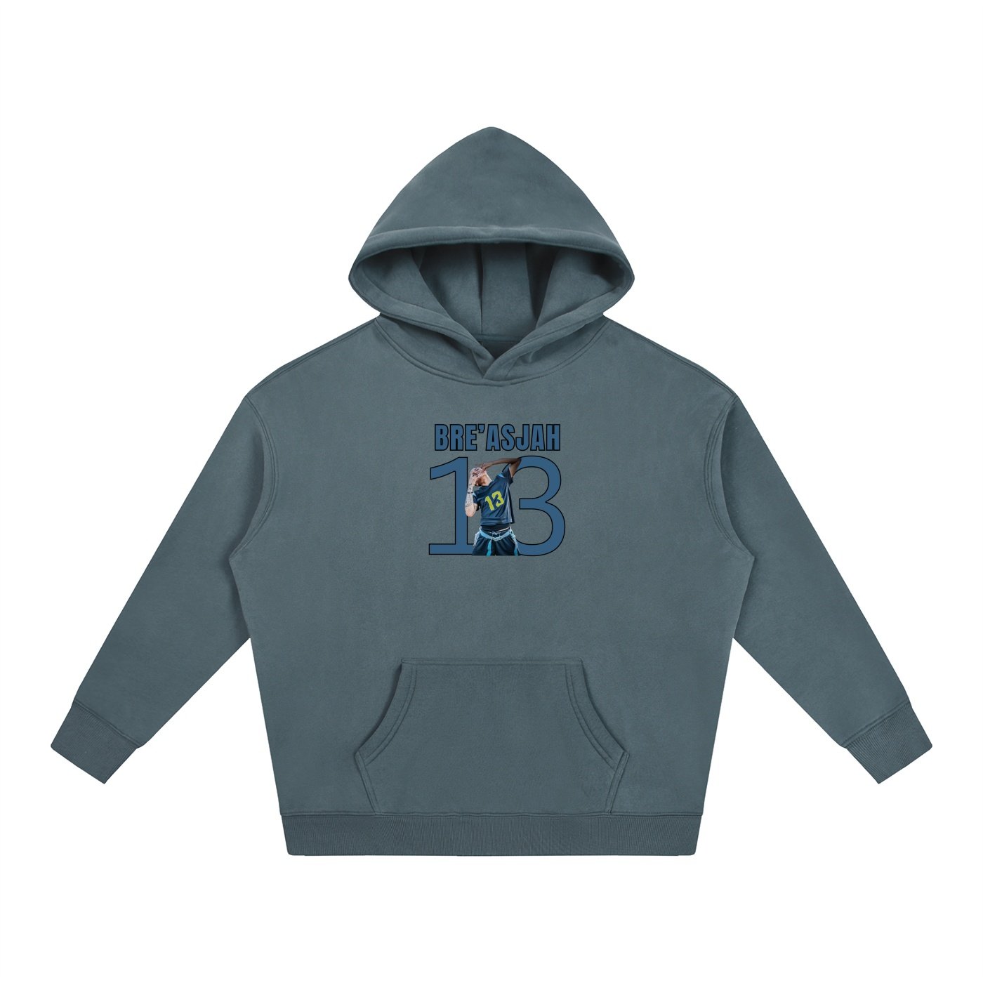 Bre'asjah Oversize Fleeced Hoodie - Image 4
