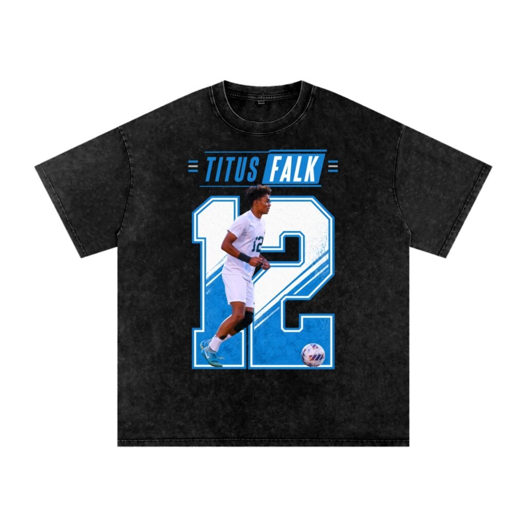 Titus Falk Snow Washed Oversized TEE