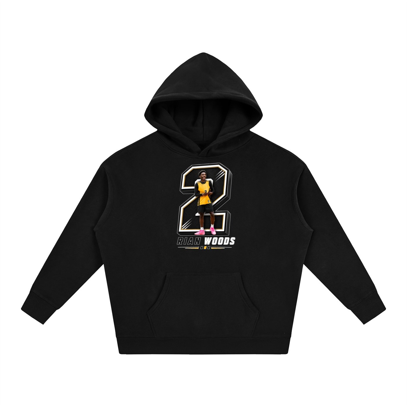 Rian Woods Oversize Fleeced Hoodie - Image 1