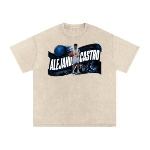 Alejandro Castro Snow Washed Oversized TEE - Image 2