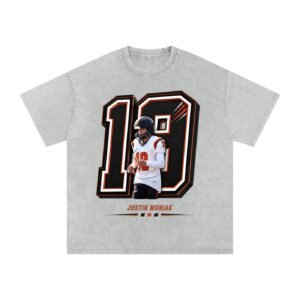 Justin Muniak Snow Washed Oversized TEE - Image 3