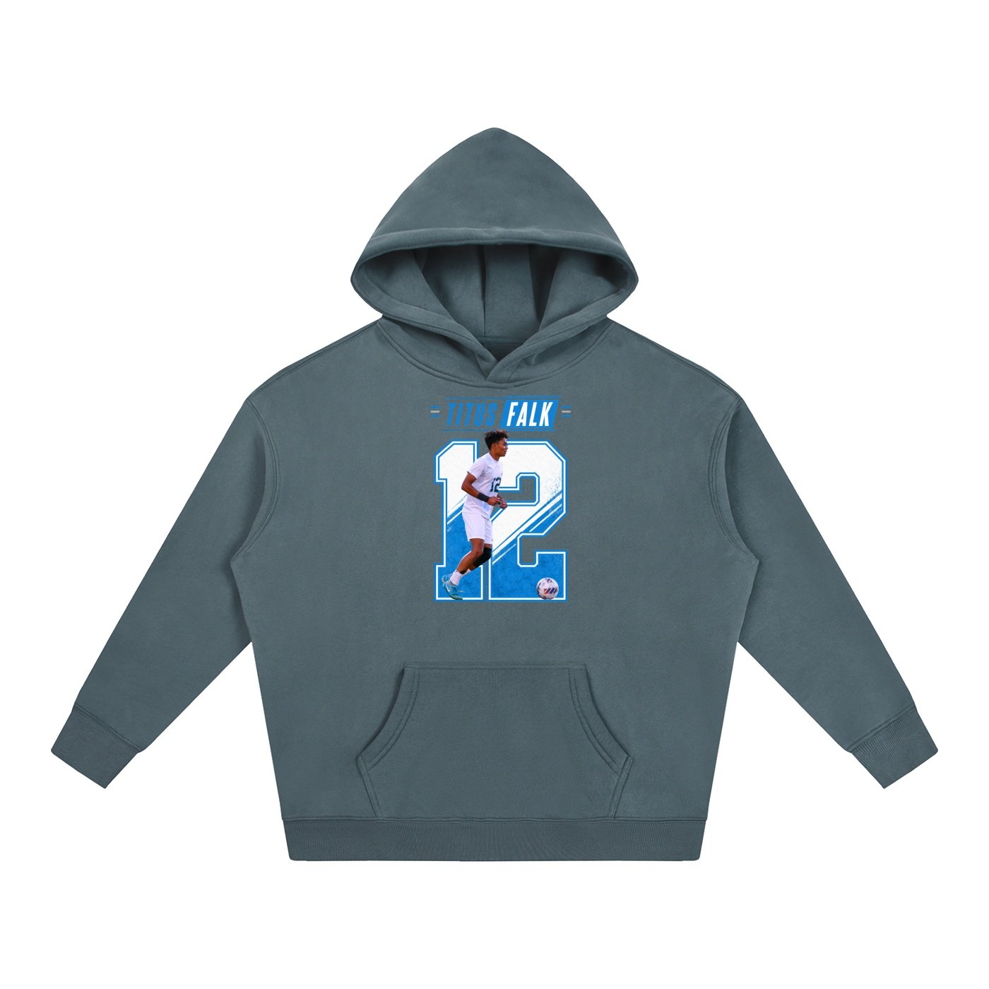 Titus Falk Oversize Fleeced Hoodie - Image 4