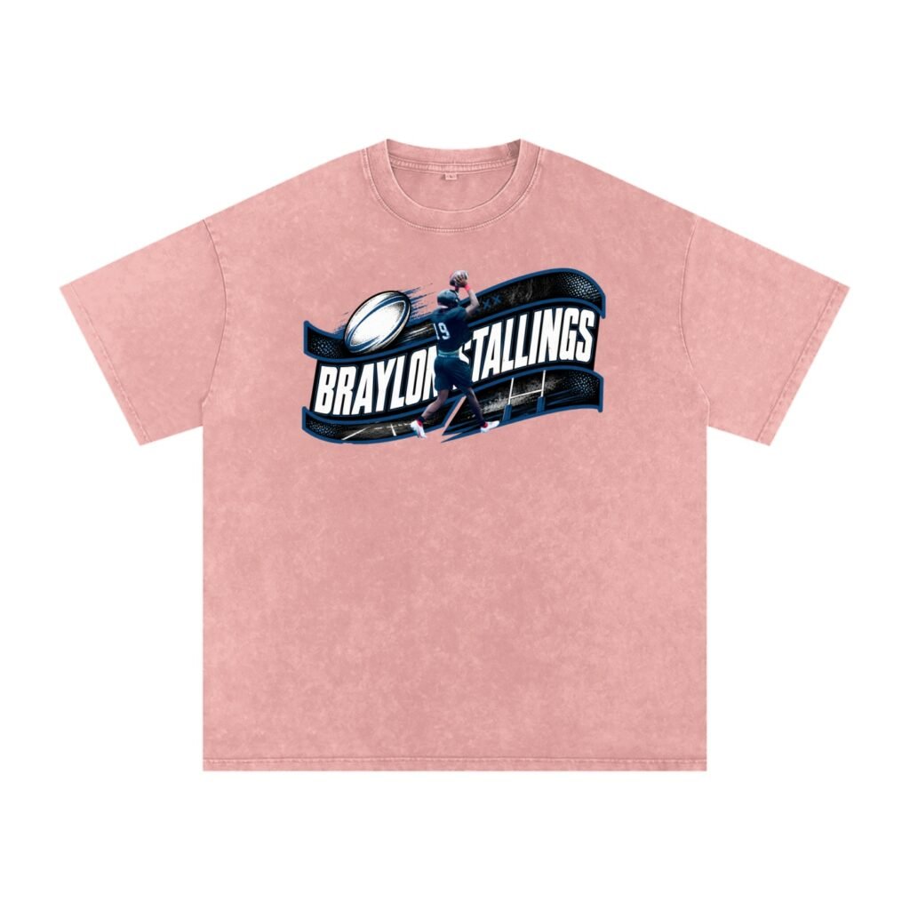 Braylon Snow Washed Oversized TEE