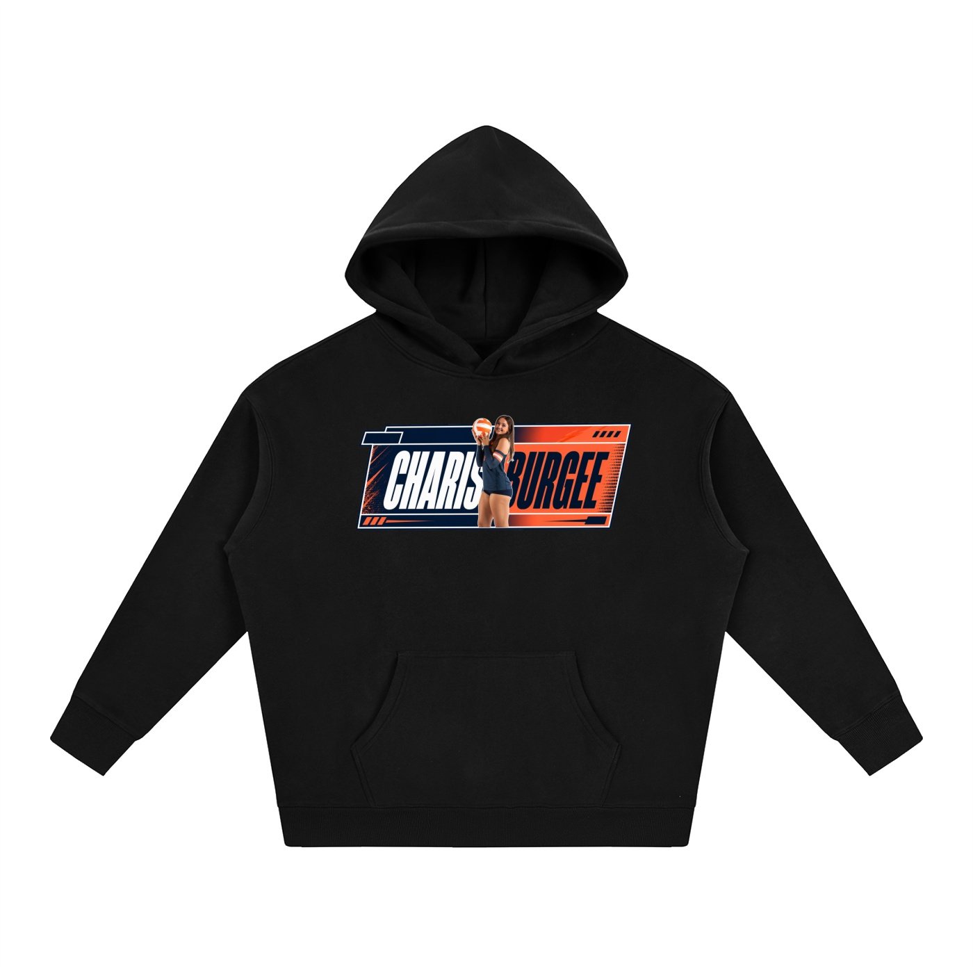 Charis Burge Oversize Fleeced Hoodie - Image 1