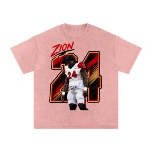 Zion Ntemi Snow Washed Oversized TEE - Image 5
