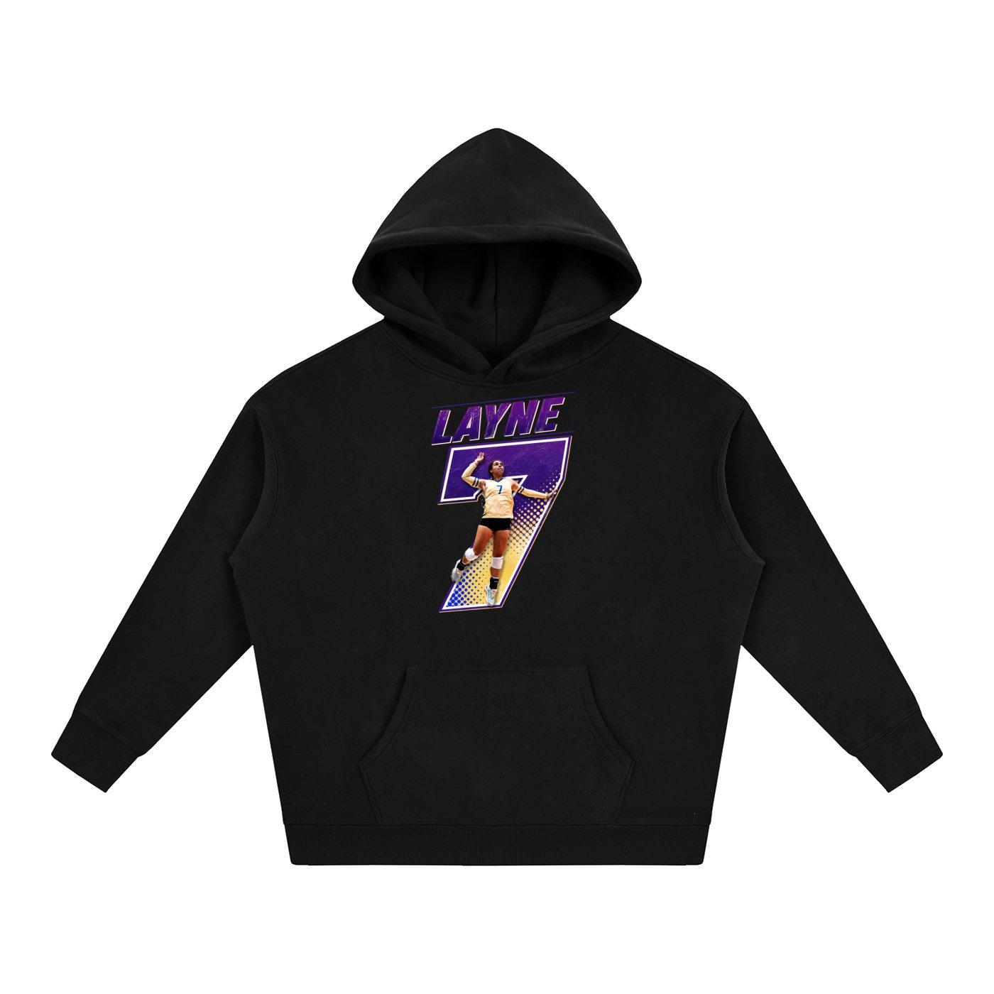 Layne Eutsler Oversize Fleeced Hoodie - Image 1