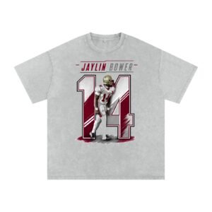 Jaylin Bower Snow Washed Oversized TEE - Image 3