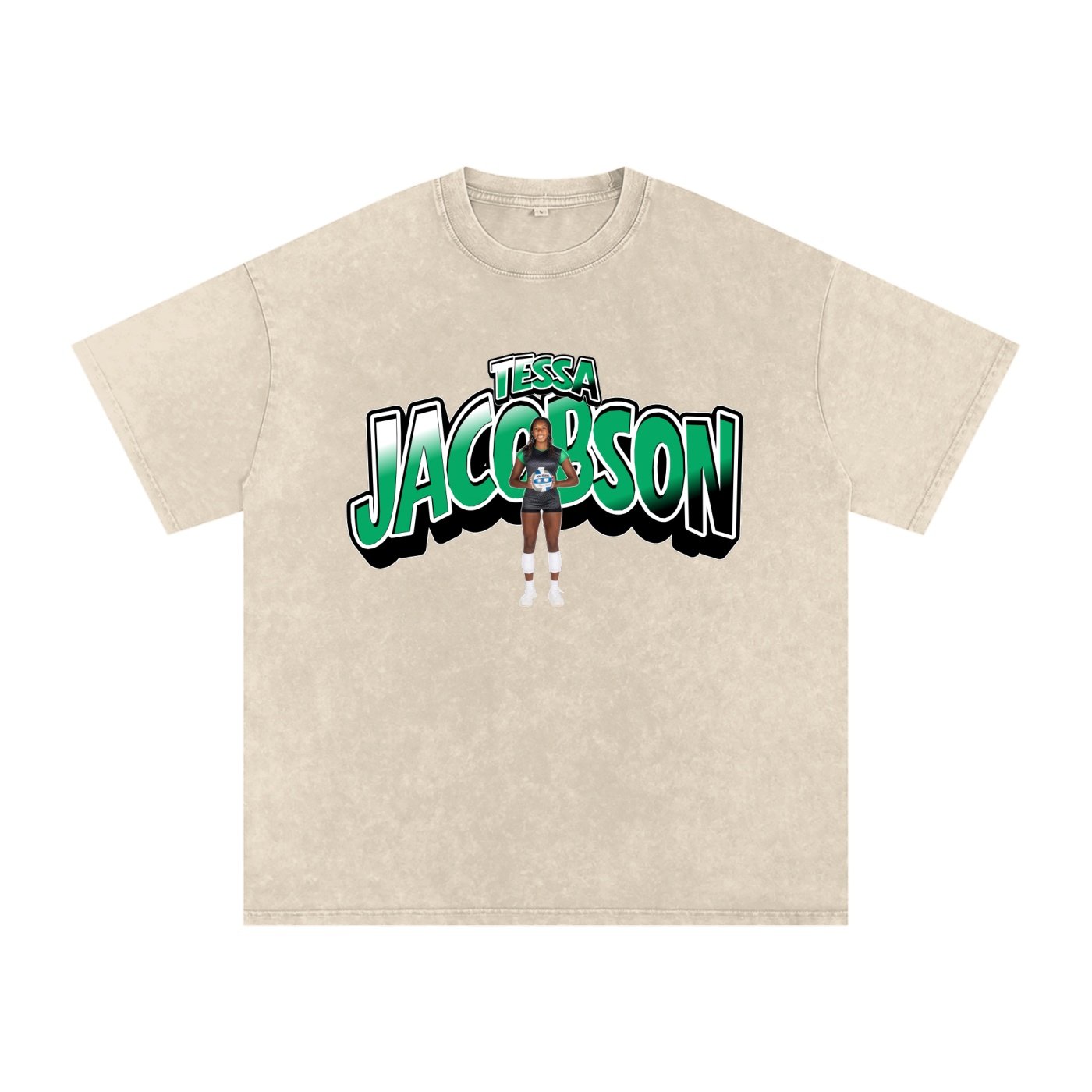 Tessa Jacobson Snow Washed Oversized TEE - Image 2