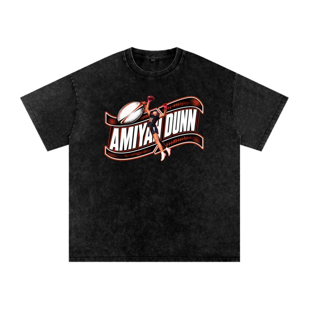 Amiyah Dunn Snow Washed Oversized TEE