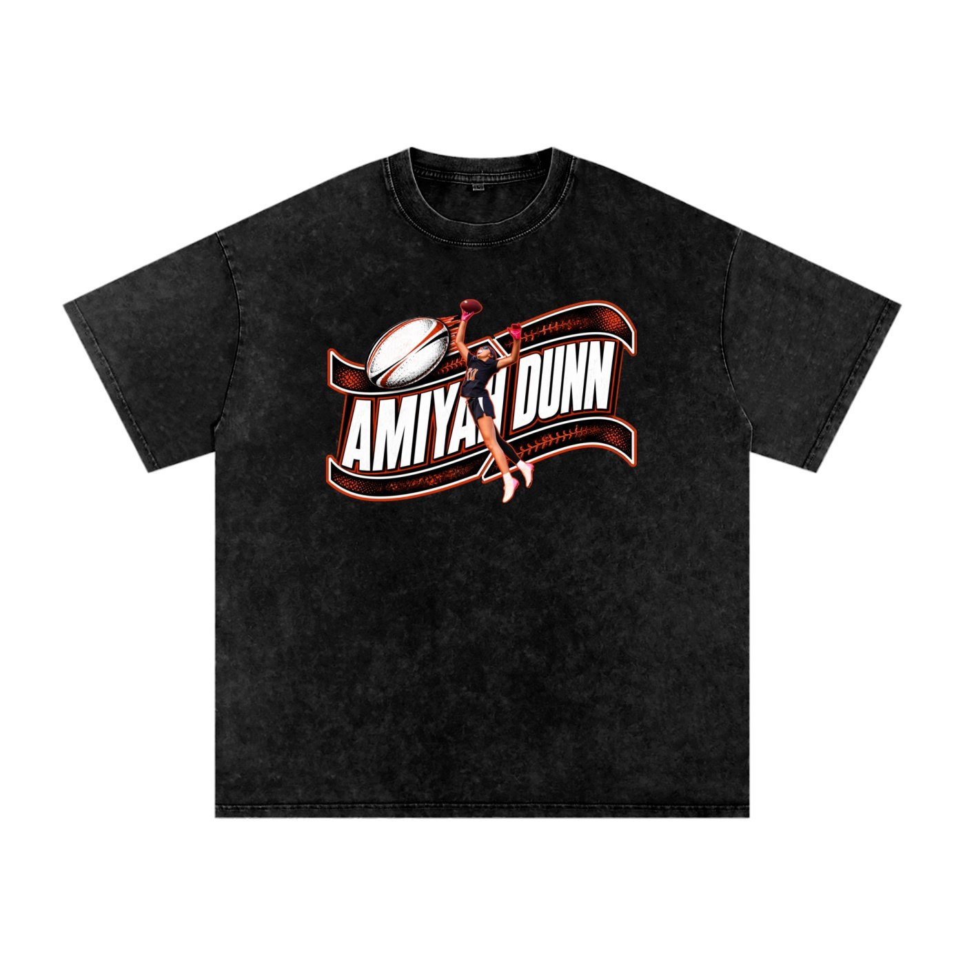 Amiyah Dunn Snow Washed Oversized TEE - Image 1