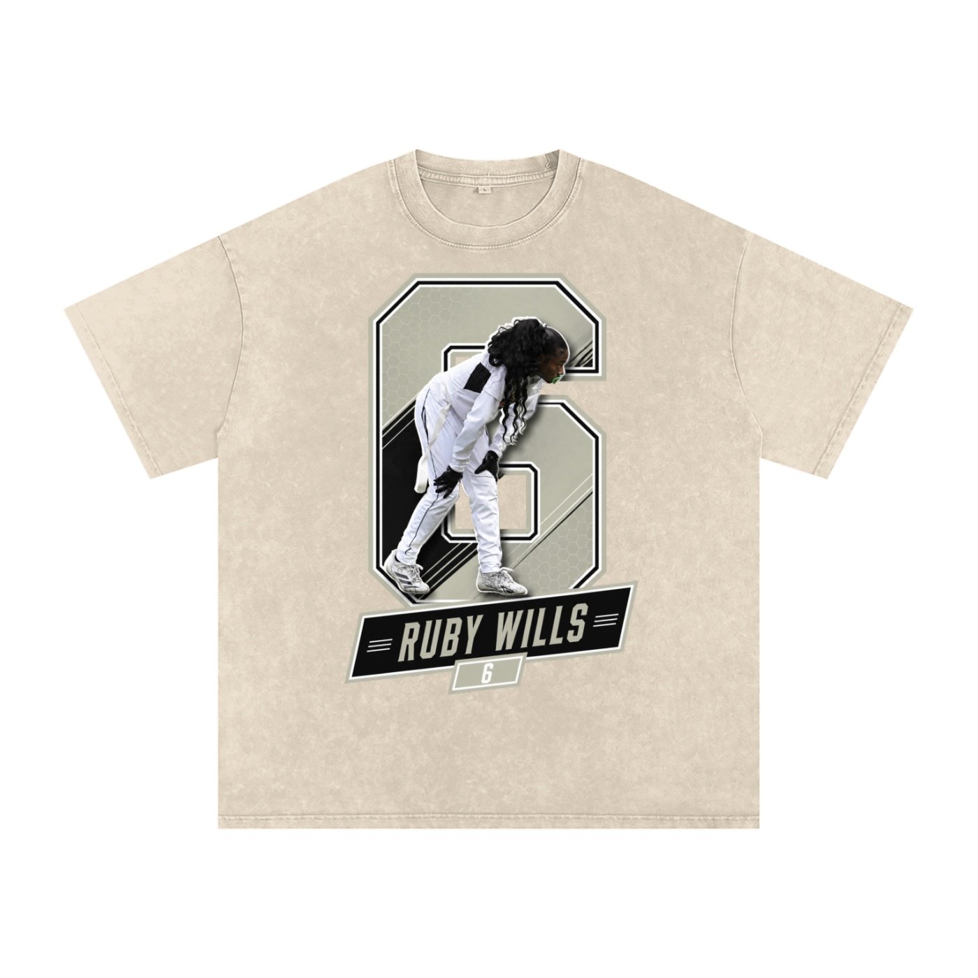 Ruby wills  Snow Washed Oversized TEE - Image 2