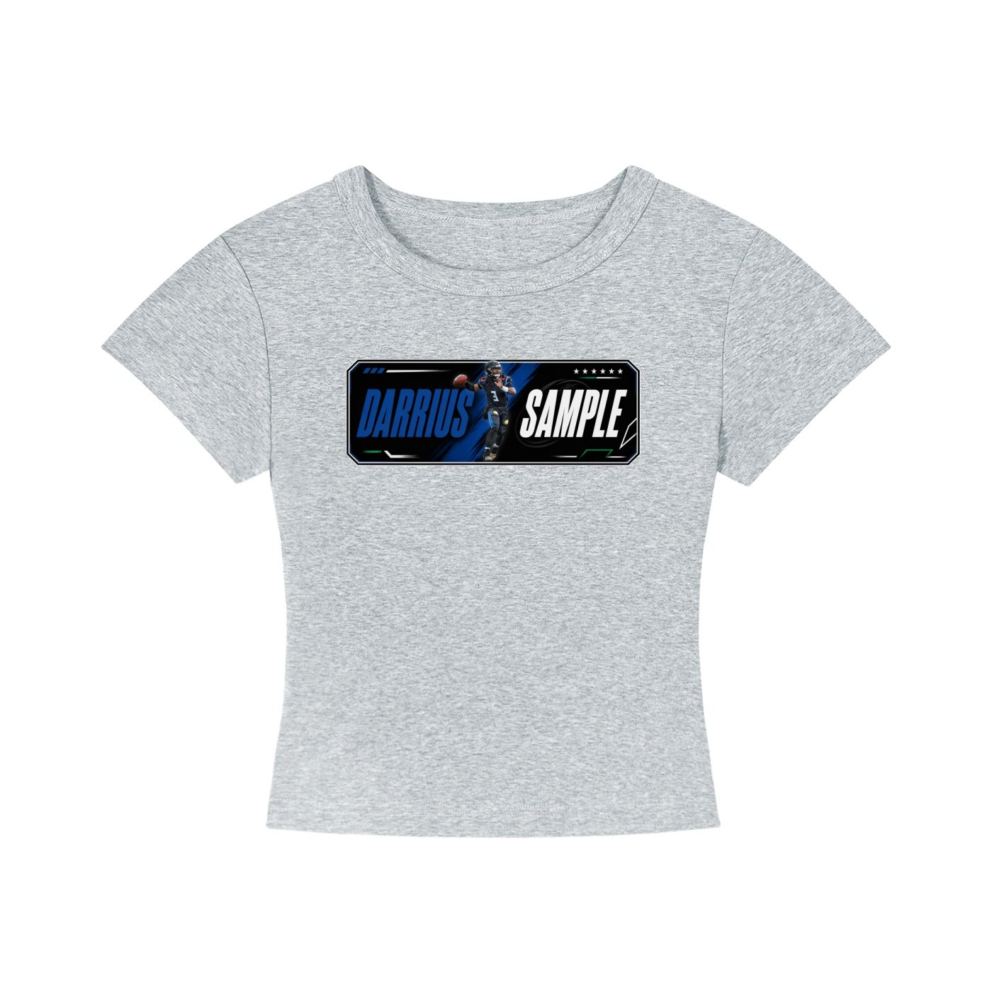 Darrius Sample Women's CropTop - Image 3