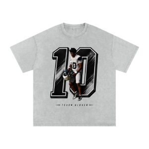 Tevon glover Snow Washed Oversized TEE - Image 3