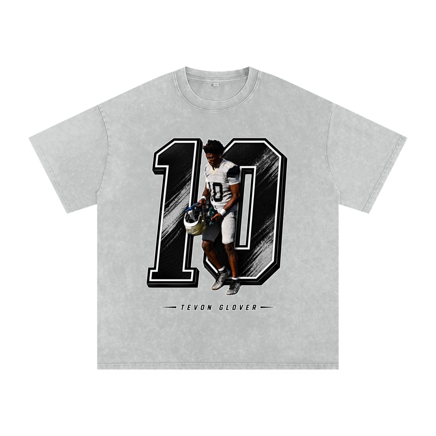 Tevon glover Snow Washed Oversized TEE - Image 3
