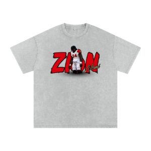 Zion Ntemi Snow Washed Oversized TEE - Image 3
