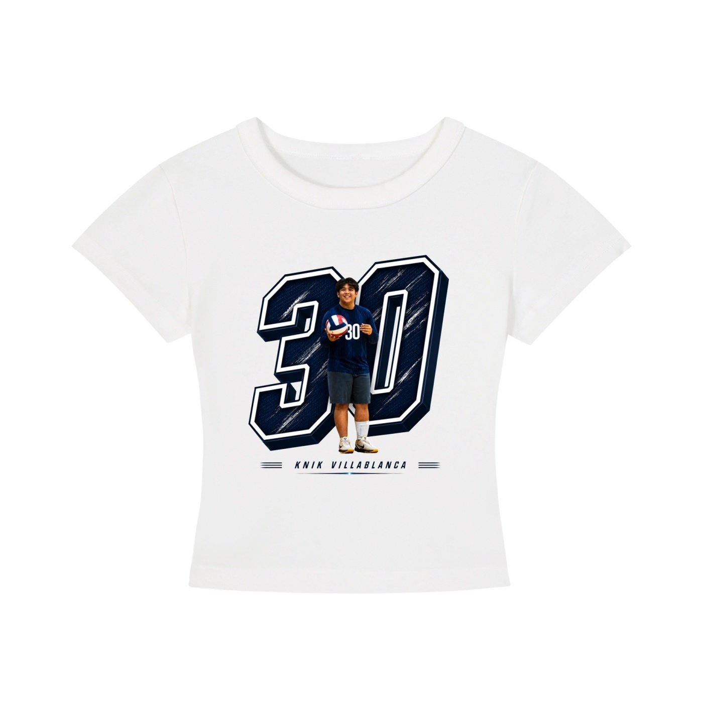 Knik Villablanca Jr Women's CropTop - Image 2
