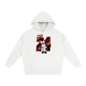 Zion Ntemi Oversize Fleeced Hoodie - Image 2