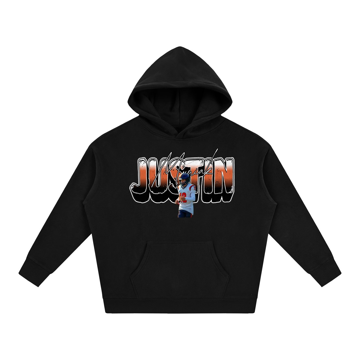 Justin Muniak Oversize Fleeced Hoodie - Image 1