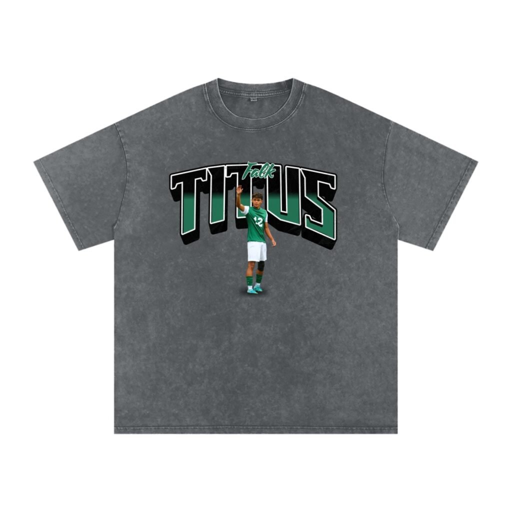 Titus Falk Snow Washed Oversized TEE