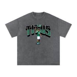 Titus Falk Snow Washed Oversized TEE - Image 4
