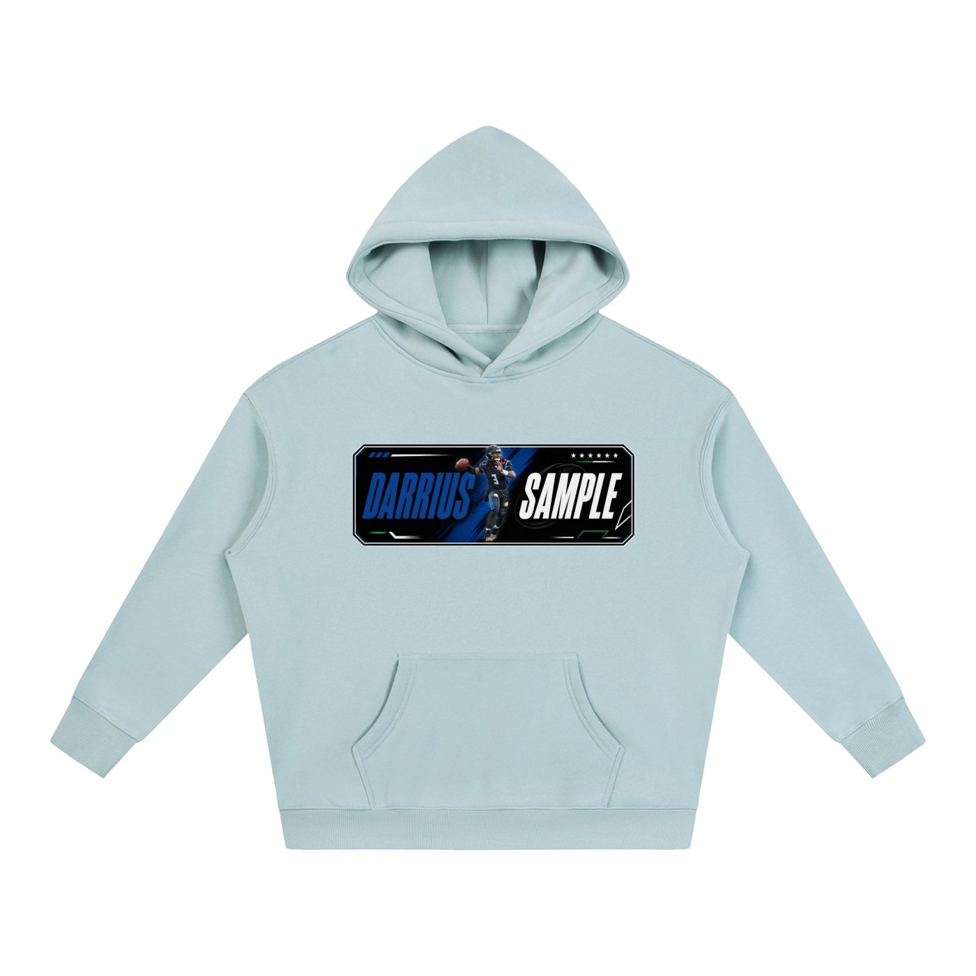 Darrius Sample Oversize Fleeced Hoodie - Image 3