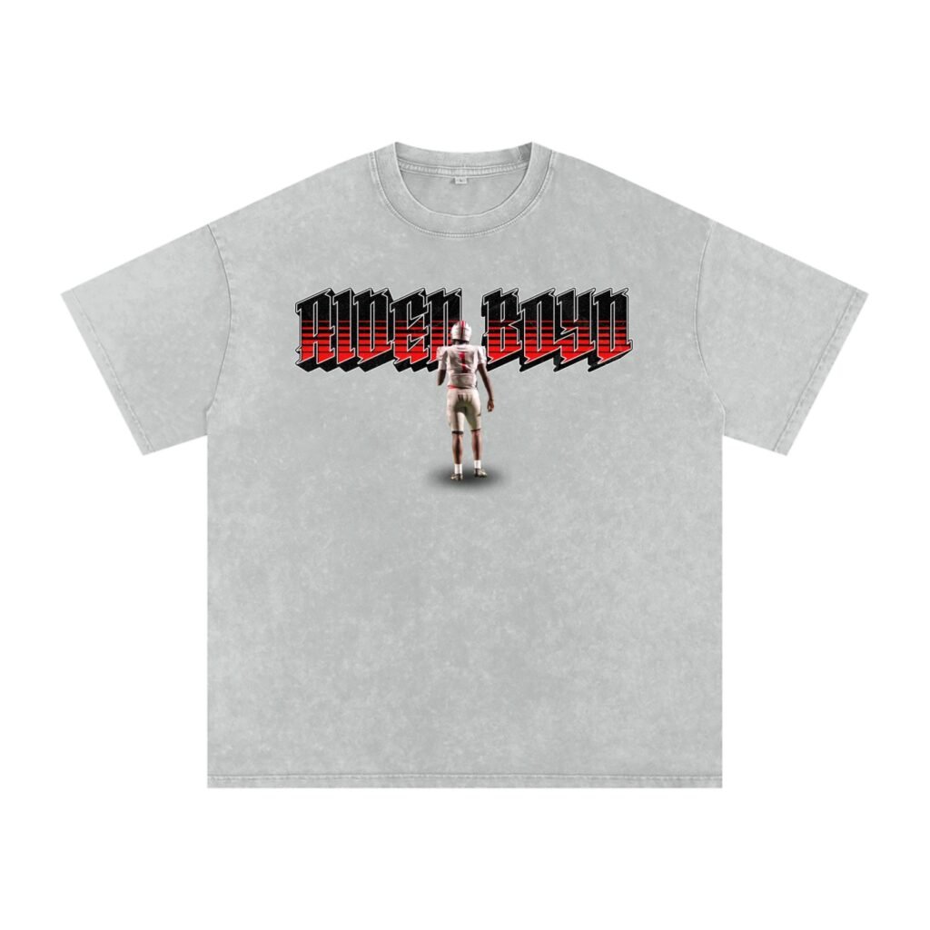 Aiden Boyd Snow Washed Oversized TEE