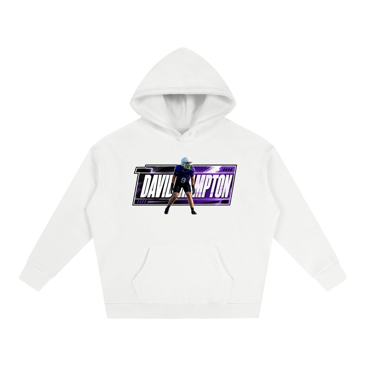 David Hampton Oversize Fleeced Hoodie - Image 2