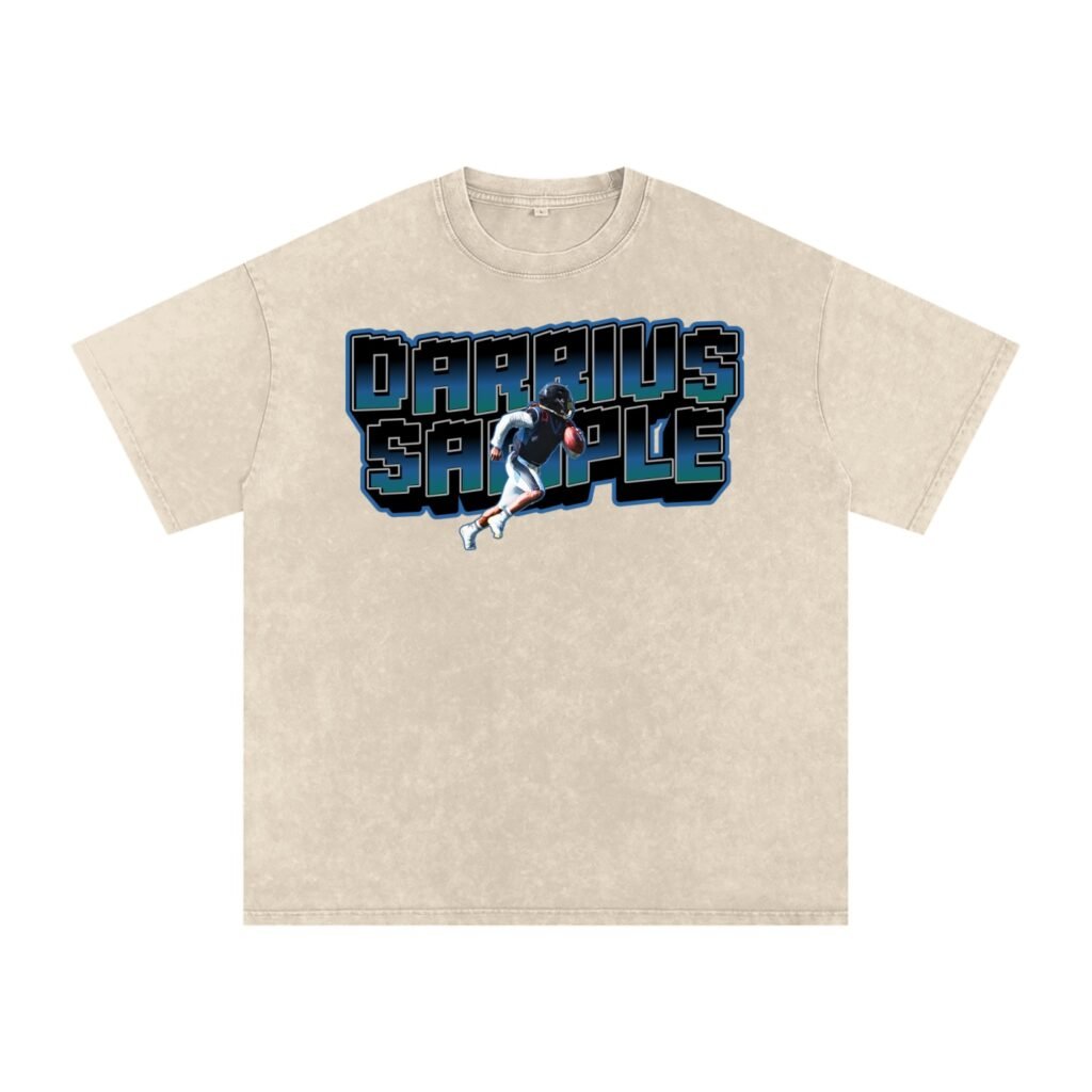 Darrius Sample Snow Washed Oversized TEE