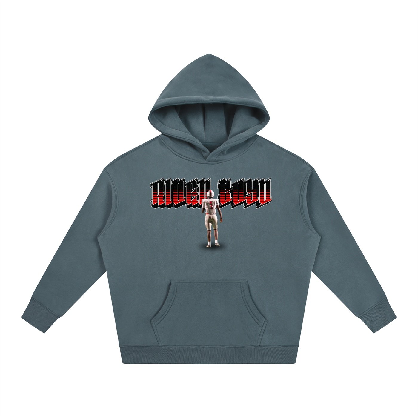 Aiden Boyd Oversize Fleeced Hoodie - Image 4