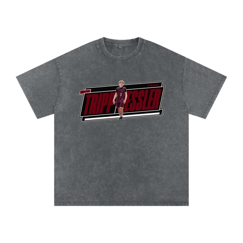 Tripp Kessler Snow Washed Oversized TEE
