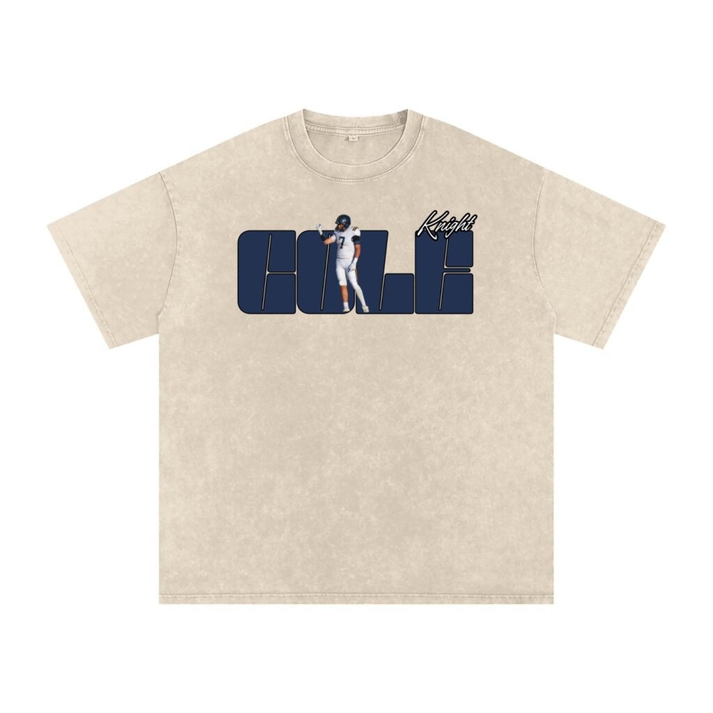 Cole Knight Snow Washed Oversized TEE
