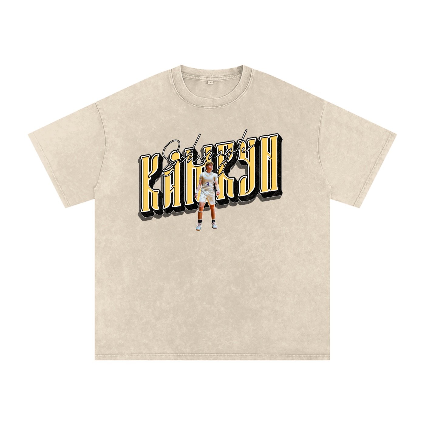 Kamryn Schexnayder Snow Washed Oversized TEE - Image 2