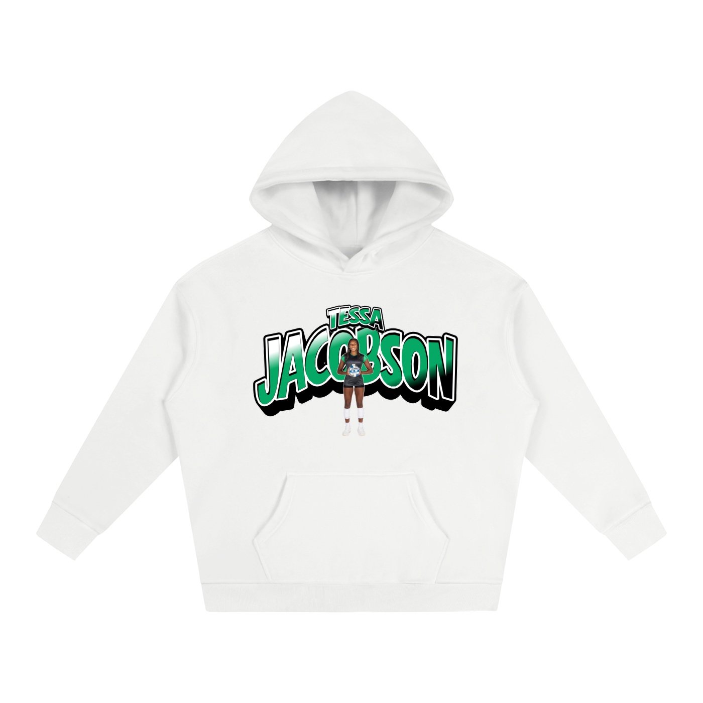 Tessa Jacobson Oversize Fleeced Hoodie - Image 2