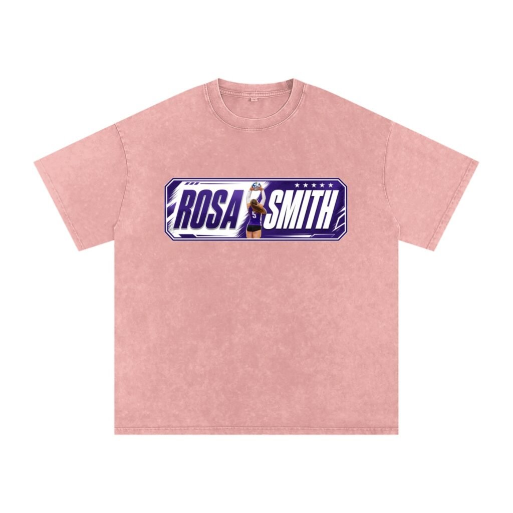 Rosa Smith Snow Washed Oversized TEE
