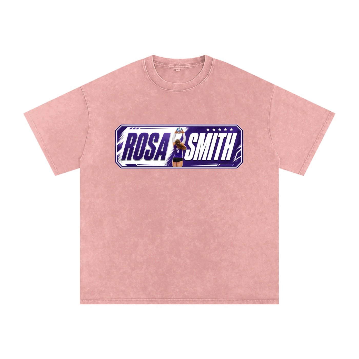 Rosa Smith Snow Washed Oversized TEE - Image 5