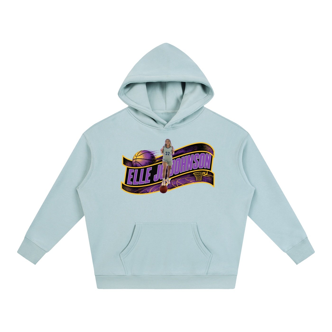 Elle Jo Johnson Oversize Fleeced Hoodie - Image 3