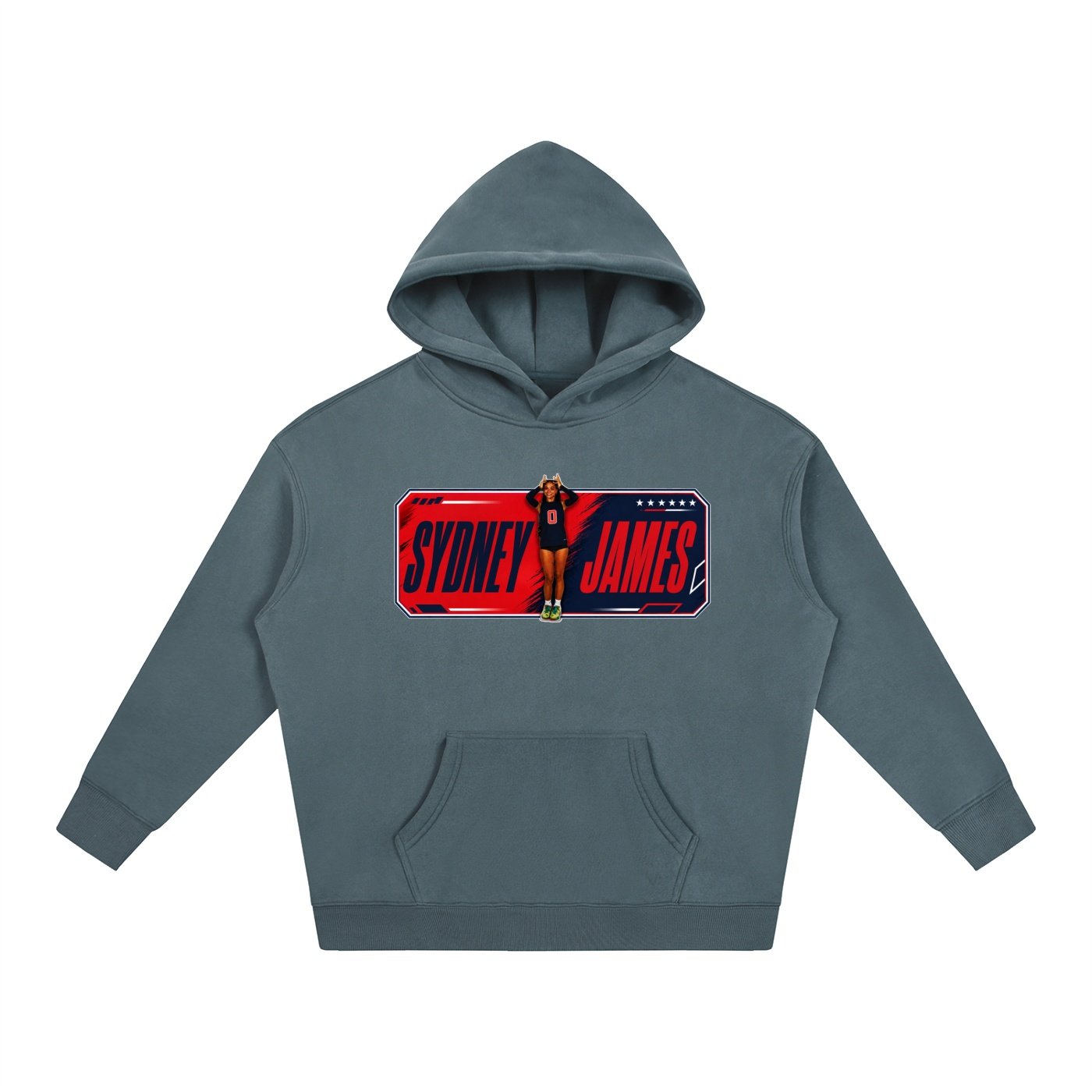 Sydney James Oversize Fleeced Hoodie - Image 4