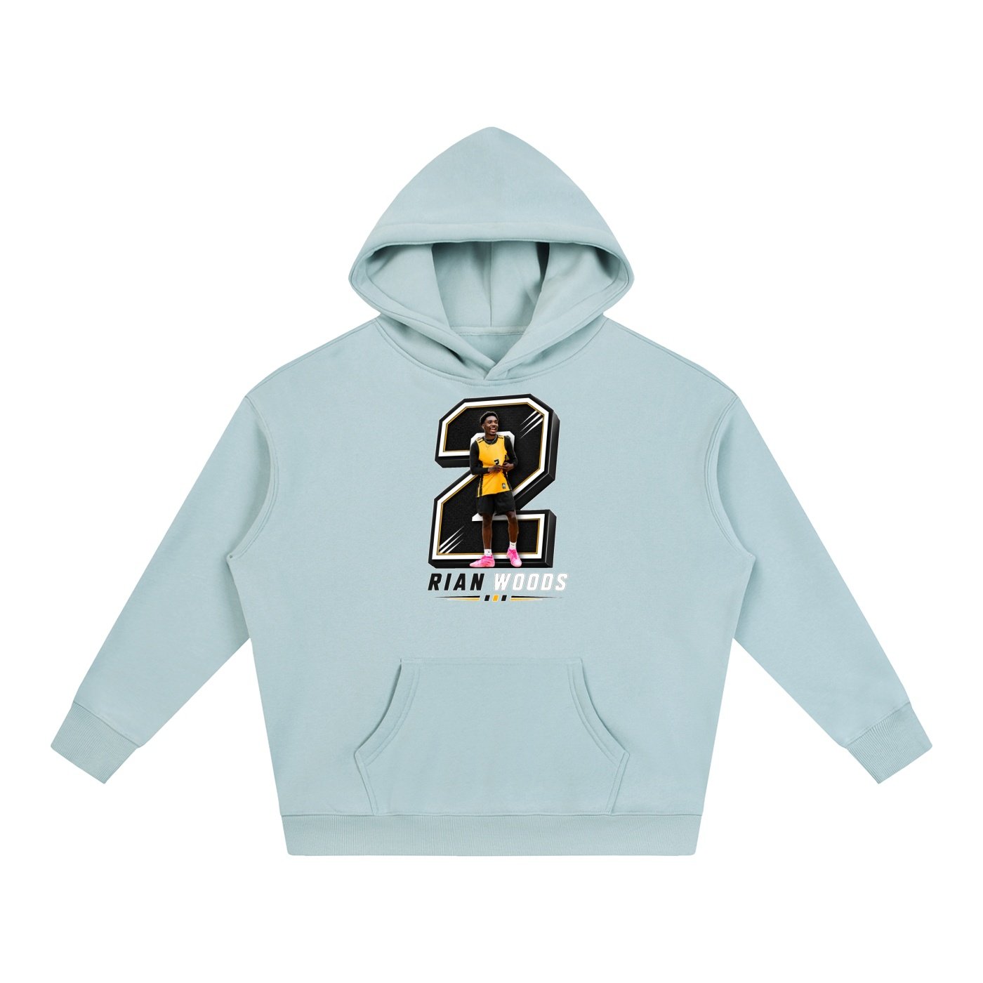 Rian Woods Oversize Fleeced Hoodie - Image 3