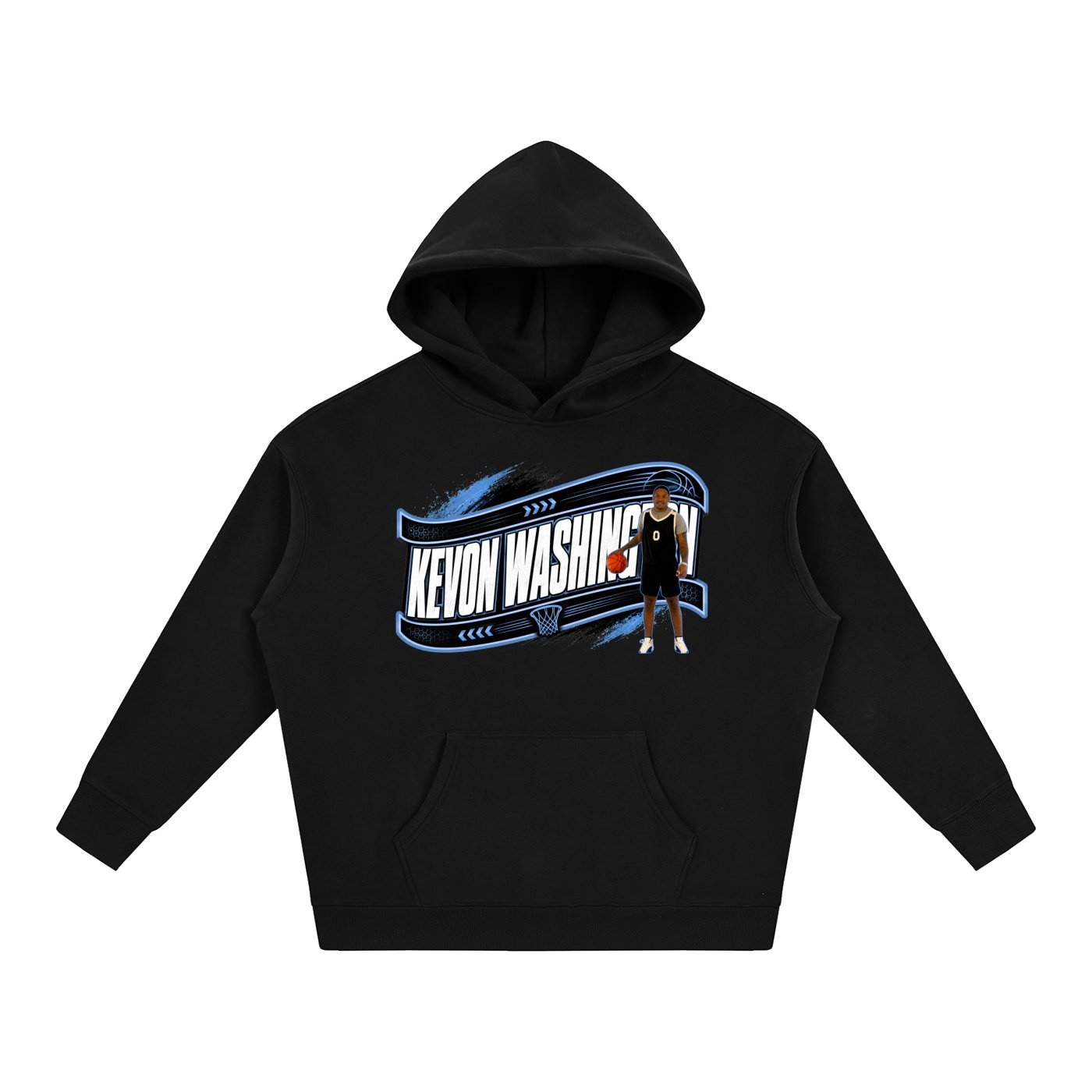 Kevon Washington Oversize Fleeced Hoodie - Image 1