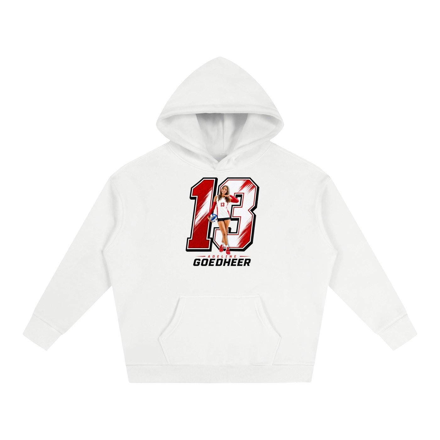 Adeline Goedheer Oversize Fleeced Hoodie - Image 2