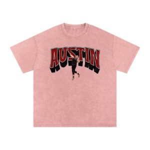 Austin Snow Washed Oversized TEE - Image 5